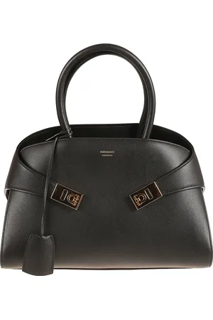 Salvatore Ferragamo Torebki, Kobieta, Czarny, ONE SIZE, Czarne torby HUG TH