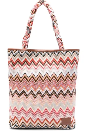 Missoni Torebki, Kobieta, Wielobarwność, ONE SIZE, Plecak z plecionymi ramiączkami