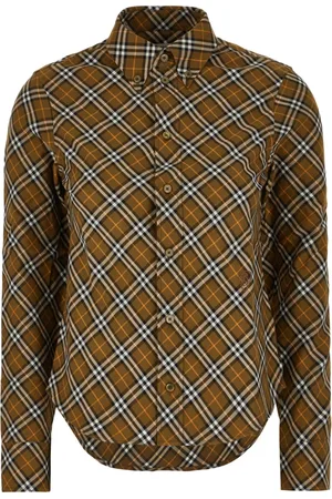 Burberry Bluzki, Kobieta, Zielony, S, Stylowe Koszule Kolekcja