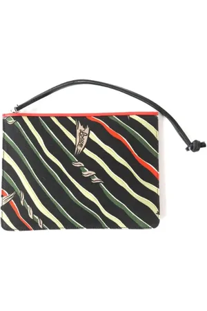 Loewe Pre-owned, Kobieta, Wielobarwność, ONE SIZE, Skóra, Pre-owned Canvas clutches