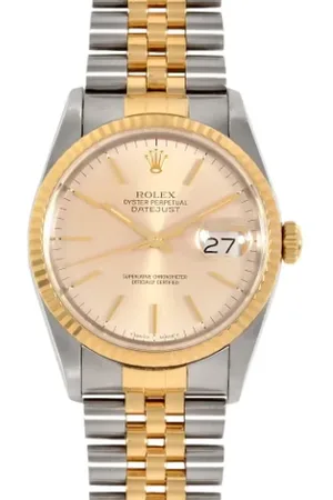 Rolex Pre-owned, Mężczyzna, Żółty, ONE SIZE, Pre-owned Stainless Steel watches