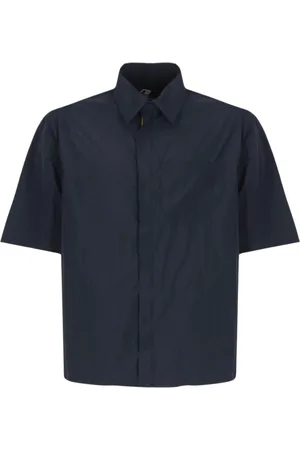 K-Way Koszule, Mężczyzna, Niebieski, L, Granatowy Polo Shirt Casual Style