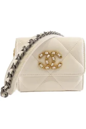 CHANEL Pre-owned, Kobieta, Biały, ONE SIZE, Pre-owned Leather chanel-bags