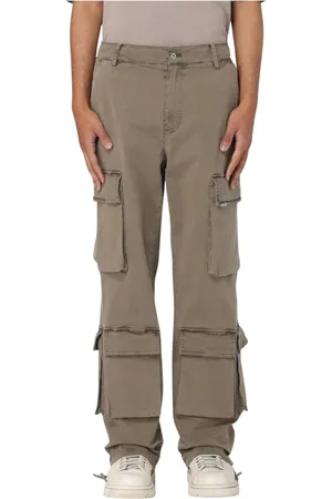 Represent Spodnie, Mężczyzna, Zielony, S, Spodnie Cargo Multi Pocket Utility