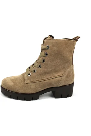 Gabor Buty, Kobieta, brązowy, 38 EU, Zamsz, Sznurowane botki