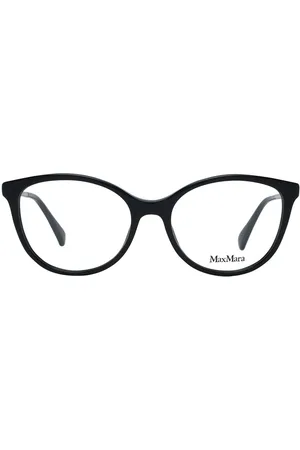 Max Mara Akcesoria, Kobieta, Czarny, ONE SIZE, Czarne Okulary Optyczne Damskie Styl Motyla