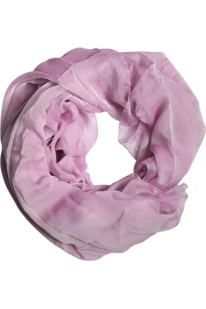 Dolce & Gabbana Akcesoria, Kobieta, Różowy, ONE SIZE, Luksusowy Jedwabny Logo Wrap Szalik Szal