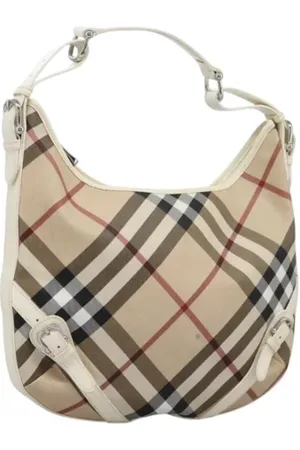 Burberry Pre-owned, Kobieta, Beżowy, ONE SIZE, Skóra, Pre-owned Skórzane torebki