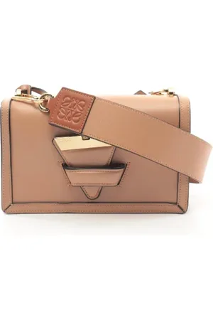Loewe Pre-owned, Kobieta, Beżowy, ONE SIZE, Skóra, Pre-owned skórzane torby na ramię