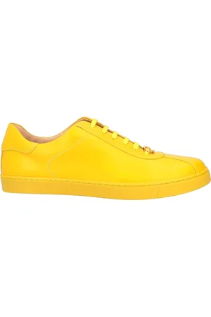 Gianvito Rossi Buty, Kobieta, Żółty, 38 EU, Włoskie Sneakersy z cielęcej skóry Mimosa
