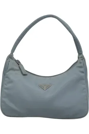 Prada Pre-owned, Kobieta, Niebieski, ONE SIZE, Nylon, Pre-owned Nylon handbags