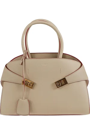 Salvatore Ferragamo Torebki, Kobieta, Beżowy, ONE SIZE, Eleganckie Torby dla Miłośników Mody