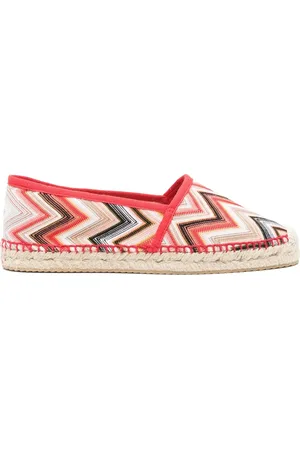 Missoni Buty, Kobieta, Wielobarwność, 36 EU, Czerwona Glina Pleciona Podeszwa z Rafii Buty