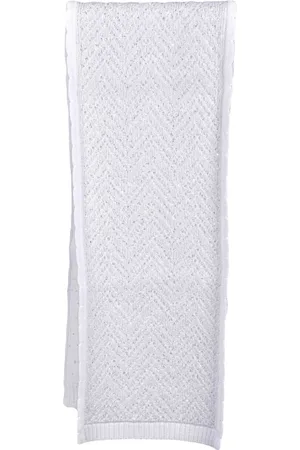 Missoni Akcesoria, Kobieta, Biały, ONE SIZE, Stylowy Szal z Mieszanki Bawełny