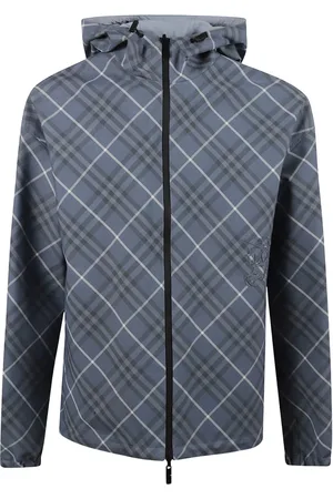 Burberry Kurtki, Mężczyzna, Niebieski, L, Stylowe Kurtki dla Mężczyzn