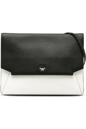 MCM Pre-owned, Kobieta, Czarny, ONE SIZE, Skóra, Pre-owned skórzane torby na ramię