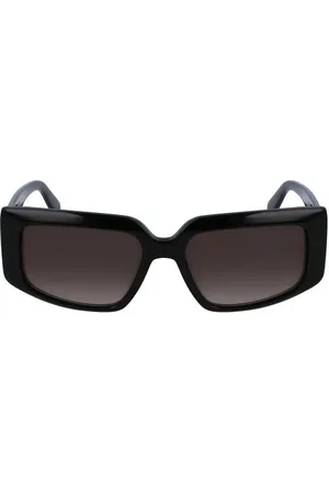 Liu Jo Akcesoria, unisex, Czarny, ONE SIZE, Czarne Okulary Przeciwsłoneczne Acetatowe Szkło
