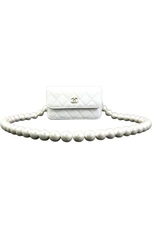CHANEL Pre-owned, Kobieta, Biały, ONE SIZE, Pre-owned Leather chanel-bags