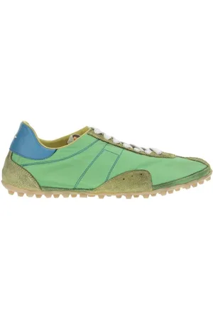 Maison Margiela Buty, Mężczyzna, Zielony, 42 EU, Zamsz, Retro Sprinters Sneakers
