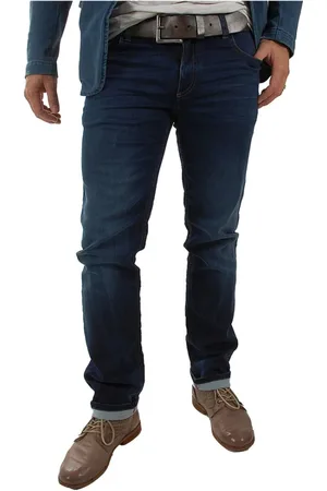 Alberto Jeansy, Mężczyzna, Niebieski, W35 L34, Niebieskie Jeansyy Stretch dla Mężczyzn