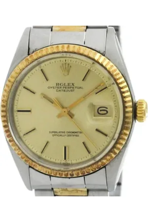 Rolex Pre-owned, Mężczyzna, Żółty, ONE SIZE, Pre-owned Stainless Steel watches
