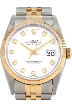 Rolex Pre-owned, Mężczyzna, Biały, ONE SIZE, Pre-owned Stainless Steel watches