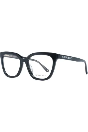 Nina Ricci Akcesoria, Kobieta, Czarny, ONE SIZE, Czarne Okulary Optyczne Cat Eye