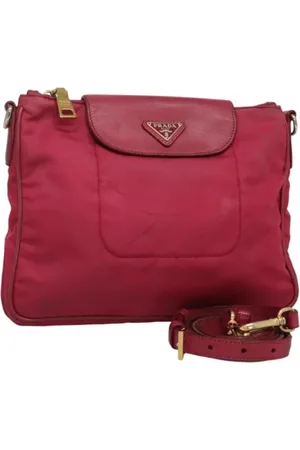 Prada Pre-owned, Kobieta, Różowy, ONE SIZE, Nylon, Pre-owned Nylon prada-bags