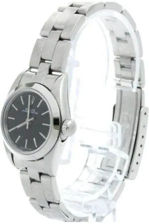 Rolex Pre-owned, Mężczyzna, Czarny, ONE SIZE, Pre-owned Stainless Steel watches