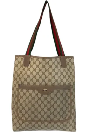 Gucci Pre-owned, Kobieta, Beżowy, ONE SIZE, Skóra, Pre-owned Canvas gucci-bags