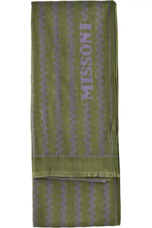Missoni Akcesoria, Kobieta, Zielony, ONE SIZE, Wełniany Szal