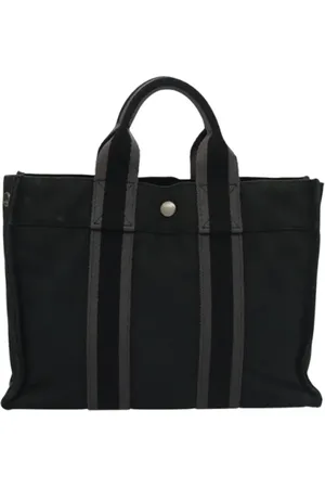 Hermès Pre-owned, Kobieta, Czarny, ONE SIZE, Pre-owned Canvas handbags