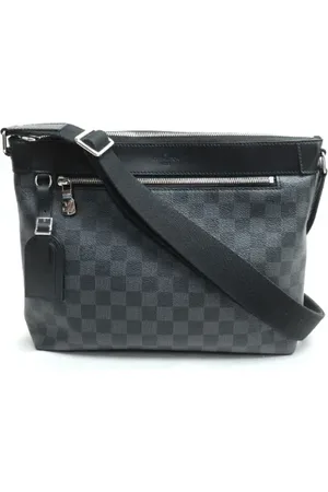 LOUIS VUITTON Pre-owned, Mężczyzna, Szary, ONE SIZE, Len, Pre-owned Canvas crossbody-bags