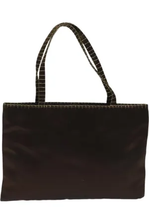 Prada Pre-owned, Kobieta, brązowy, ONE SIZE, Satyna, Pre-owned Satin handbags