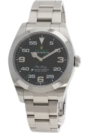 Rolex Pre-owned, Mężczyzna, Czarny, ONE SIZE, Pre-owned Stainless Steel watches
