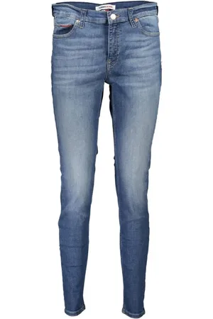 Tommy Hilfiger Jeansy, Kobieta, Niebieski, W32 L30, Bawełna, Nora Jeansyy Skinny Fit z Podwyższonym Stanem
