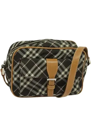 Burberry Pre-owned, Kobieta, Szary, ONE SIZE, Nylon, Pre-owned Nylon shoulder-bags