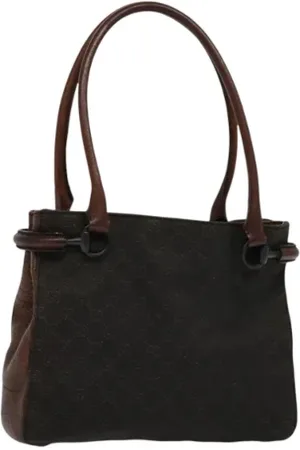 Gucci Pre-owned, Kobieta, brązowy, ONE SIZE, Skóra, Pre-owned Canvas gucci-bags
