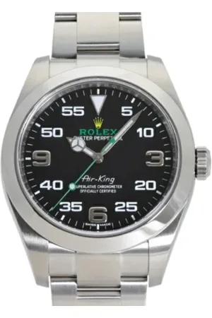 Rolex Pre-owned, Mężczyzna, Czarny, ONE SIZE, Pre-owned Stainless Steel watches