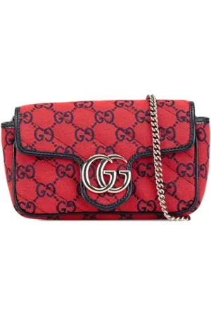Gucci Pre-owned, Kobieta, Czerwony, ONE SIZE, Pre-owned Canvas gucci-bags