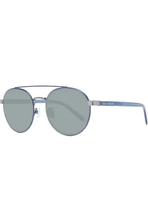 Ted Baker Akcesoria, unisex, Niebieski, ONE SIZE, Niebieskie Okulary Aviator dla Mężczyzn