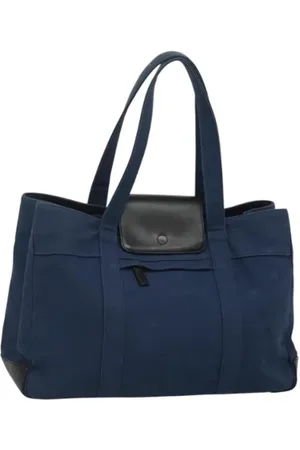 Burberry Pre-owned, Kobieta, Niebieski, ONE SIZE, Skóra, Pre-owned Canvas handbags