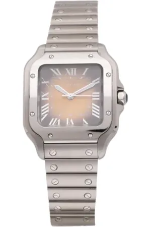 Cartier Pre-owned, Kobieta, brązowy, ONE SIZE, Pre-owned Stainless Steel watches