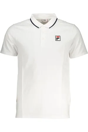 Fila Koszulki, Mężczyzna, Biały, M, Polo Krótki Rękaw Biały