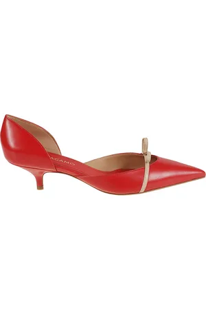 Salvatore Ferragamo Buty, Kobieta, Czerwony, 38 1/2 EU, Czerwone buty na obcasie Gyoia