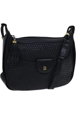 Bally Pre-owned, Kobieta, Czarny, ONE SIZE, Skóra, Pre-owned skórzane torby na ramię