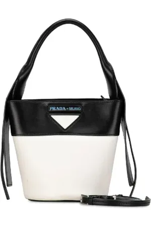 Prada Pre-owned, Kobieta, Biały, ONE SIZE, Skóra, Pre-owned Skórzane torebki