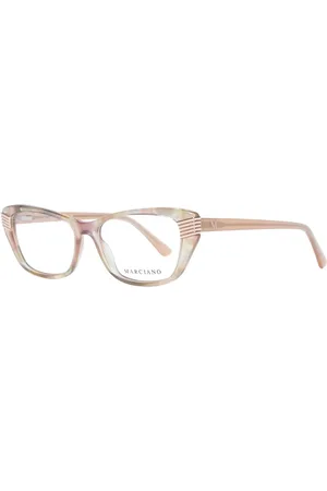 Guess Akcesoria, Kobieta, Beżowy, ONE SIZE, Beżowe Okulary Optyczne Cat Eye