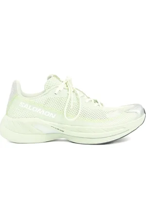 Maison Margiela Buty, Kobieta, Zielony, 40 EU, Pastelowe Zielone Buty Chunky z Motywem Sygnatury