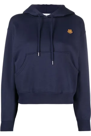 Kenzo Bluzy, Kobieta, Niebieski, L, Sweatshirt w stylu casual
